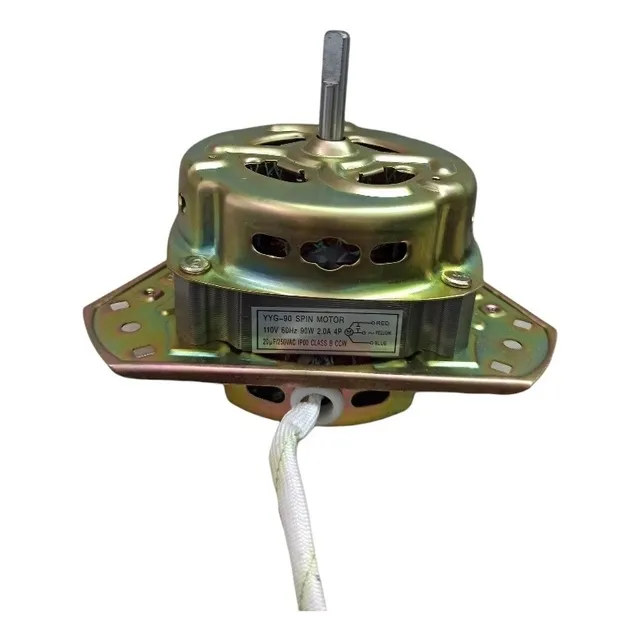Motor Secado Lavadora Doble Tina 90watts Eje 10mm