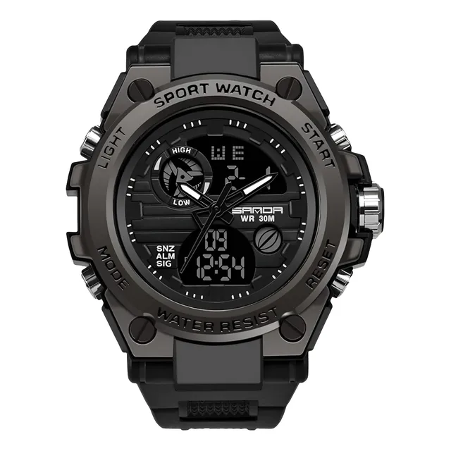Reloj Tactico Sanda Deportivo Resistent Agua Militar Digital