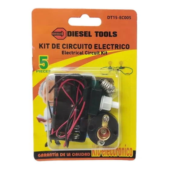 Kit De Circuito Electrico Escolar Diesel Tools 5 Piezas