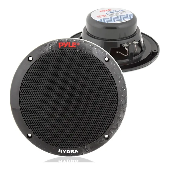 Altavoces Marinos Pyle, 1651 Cm, 400 Vatios, Par De 2 Vías