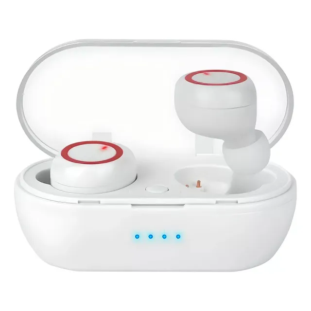 Auriculares In Ear Bluetooth Inalambrico Wireless Deportivos TWS BT P15 Color Blanco