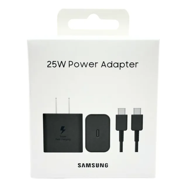 Cargador Samsung 25w Super Carga S20 S21 S24 Ultra Original