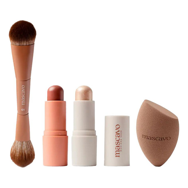 Kit Mascavo Oak Glow & Go Trio + Problender Esponja Grande Kit Mascavo Oak Glow & Go Trio + Problender Esponja Grande