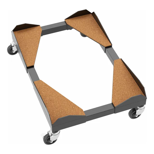 Carrito De Cpu Rodante De Acero Ajustable Para Pc Grande