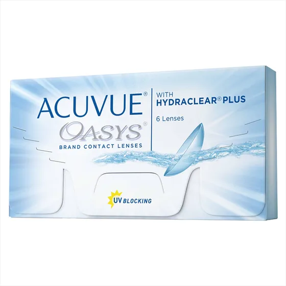 Lente De Grau Acuvue Oasys Miopia Grau Cilíndrico 000 Grau Esférico -1.00 Miopia