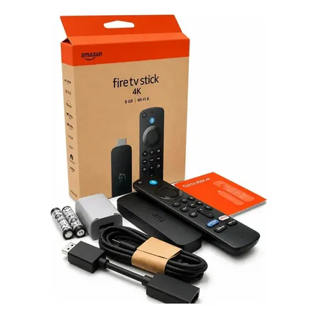 Amazon Fire TV Stick 4k Wi-fi 6 Alexa Por Voz Inteligente C