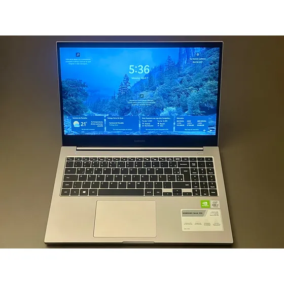 Notebook Samsung 550xcj, I7 , 15.6, 16gb, Hd 1tb, Ssd 512gb Cinza