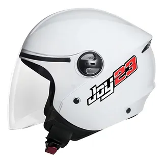 Capacete Moto Aberto Joy 23 Open Face Branco Tamanho Do Capacete 58 Capacete Moto Aberto Joy 23 Open Face Branco Tamanho Do Capacete 58