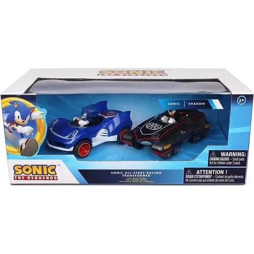 Mini Autos Sonic Pack X2 Carros De Sonic Y Shadow