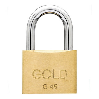 Cadeado Gold Latão Linha Yale 45mm Trava Dupla Anti Micha Cadeado Gold Latão Linha Yale 45mm Trava Dupla Anti Micha