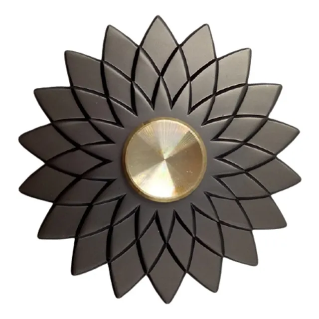 Fidget Spinner De Metal Alta Calidad Flor De Loto Aluminio