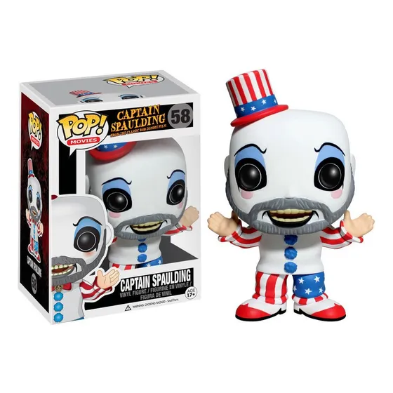 Funko Pop Captain Spaulding Original Vaulted Terror Nuevo