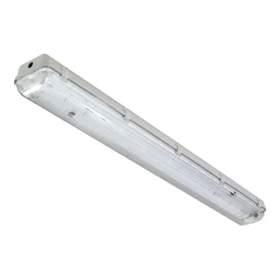 Luminaria Antipolvo Hammer 2x20 120cm Incluye 2 Tubos Led 
