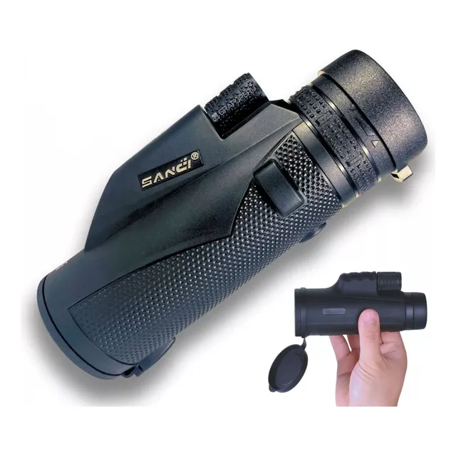 Monocular Telescopio 10x42 Sanci | Alcanza 1000m | Compacto