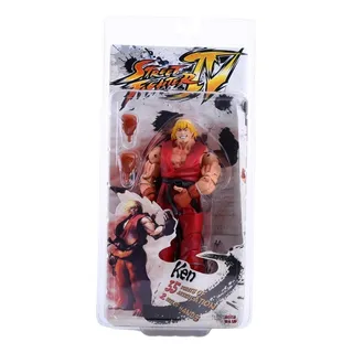 Figura De Acción Neca Street Fighter Red Ken De 7 Pulgadas Figura De Acción Neca Street Fighter Red Ken De 7 Pulgadas
