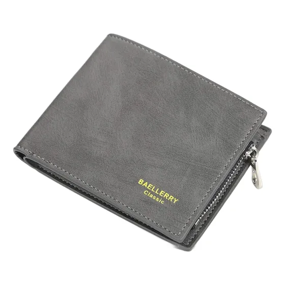 Billetera Cartera Caballero Monedero Tarjeter Cuero Baellery