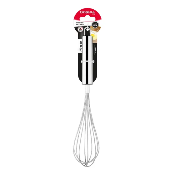 Batedor Fue Claras 28,5cm Line Aço Inox