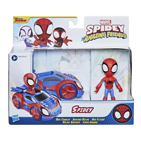 Spidey Con Vehículo - Spidey And His Amazing Friends