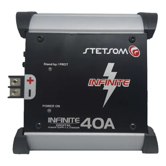 Fonte Automotiva Stetsom 40-a Amperes Bivolt Digital Cor Preto
