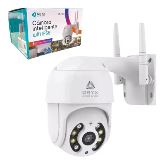 Camara Domo Ip Seguimiento Inteligente Seguridad Oryx Color Blanco