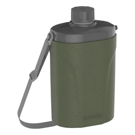 Cantil Térmico Safari 1 Litro Garrafa Água Soprano Cor Verde