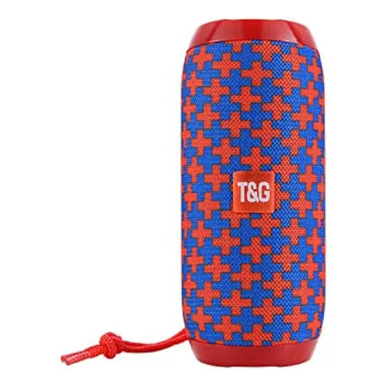 Tg117 - Altavoz Bluetooth Portátil (azul Y Rojo) Tg117 Bt . Color Red/blue