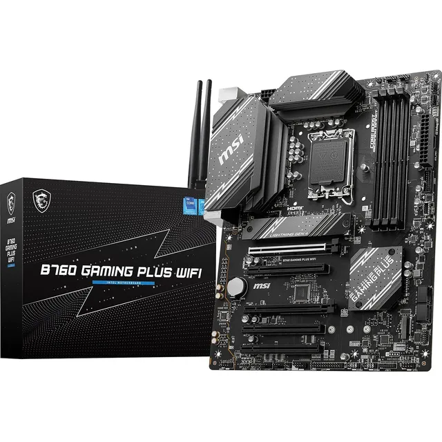 Motherboard Msi B760 Gaming Plus Wifi Ddr5 Socket 1700 Negro