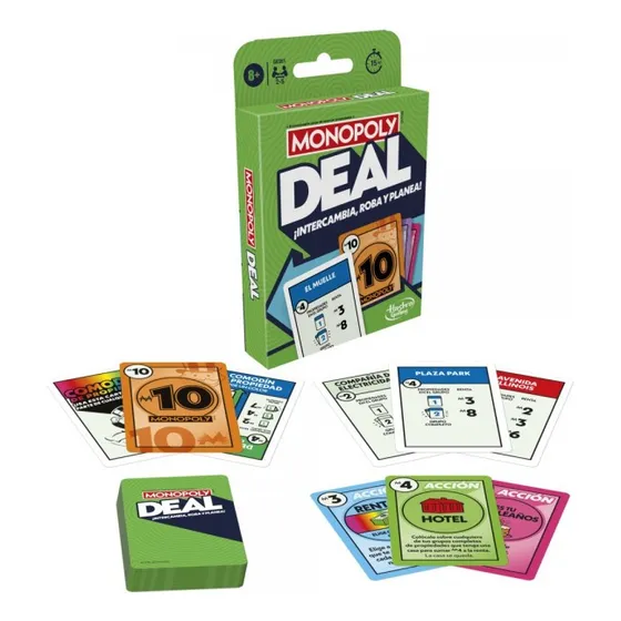 Monopolio Monopoly Deal Juego Cartas Original Hasbro Nuevo.