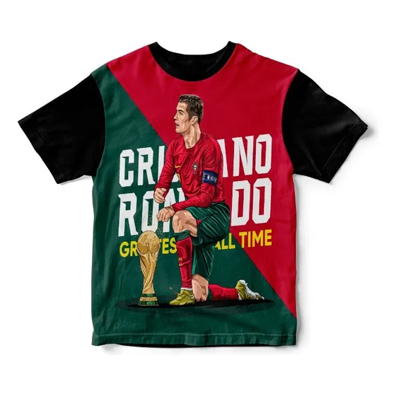 Franela Para Niños De Cristiano Ronaldo Cr7- Futbol 