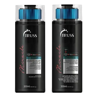Kit Truss Miracle Shampoo E Condicionador 300ml Kit Truss Miracle Shampoo E Condicionador 300ml
