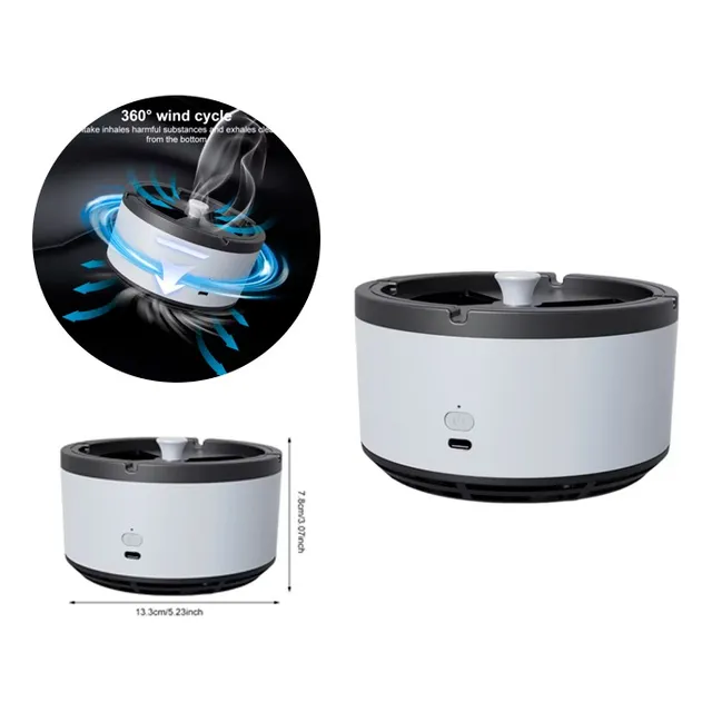 Extractor Succionador Humo Colilla Automático Recargable
