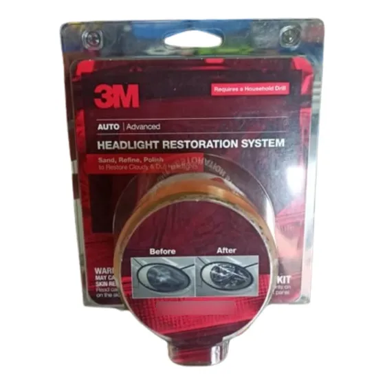 Kit Sistema Restaurador Pulidor 3m Faros