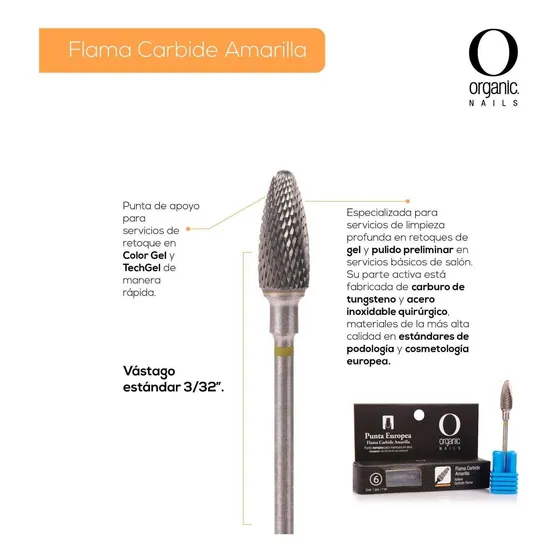 Fresa Remoción Organic Nails