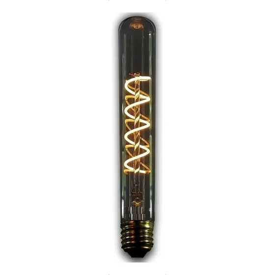 Lampara Led Filamento Tubo Retro 4w E27 Dimerizable 185mm Color De La Luz Blanco Cálido