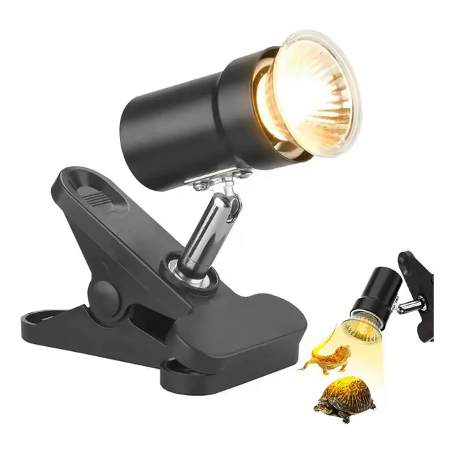 Lámpara Con Clip Calefacción Para Reptiles Socket E27