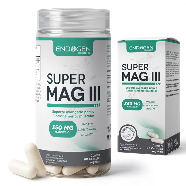 Suplemento Para Músculos Cansados  Super Mag 60un