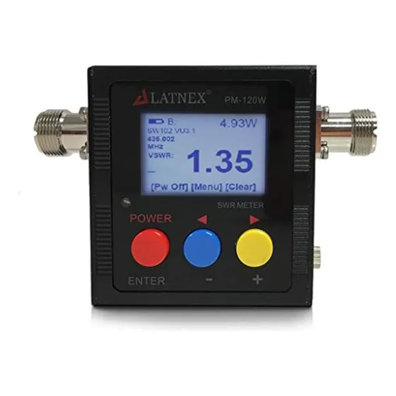 Pm-120w Digital Vhf Uhf 125-525mhz Medidor Swr De