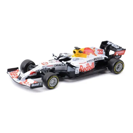 Bburago Auto F1 Rb16b Blanco N°33 Max Verstappen 2021