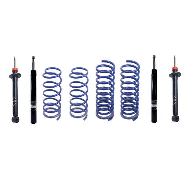 Amortiguador Y Espiral Kit X4 Vw Gol Power Progresivos