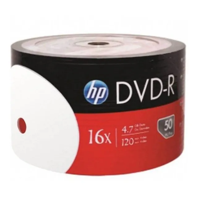 Bulk De 50 Dvd - R Hp Printables Para Grabar 4.7 Worldmaster