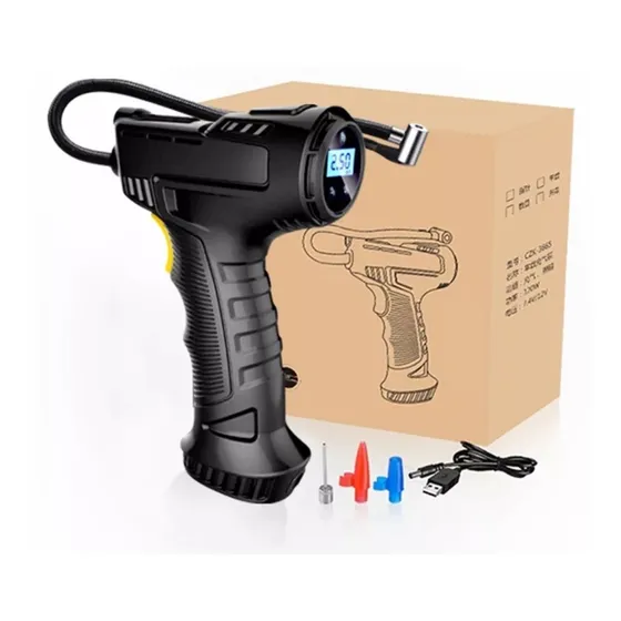 Inflador  Llantas Compresor Inalámbrico Carro Portátil  12v