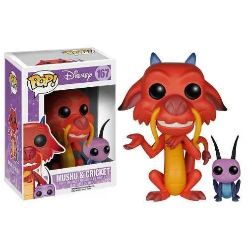 Figura de acción Mushu & Cricket 5898 de Funko Pop!