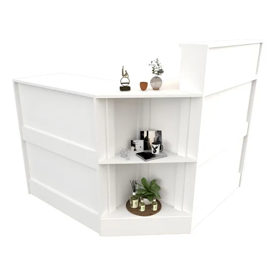 Balcão Caixa L Mdf (lojas, Valet, Mercados, Aviários)
