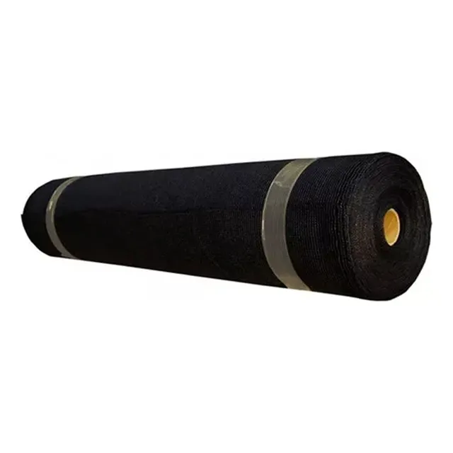 Malla Tejido Negra 90% Cobertura Uv Sombra Rollo 10x4mts