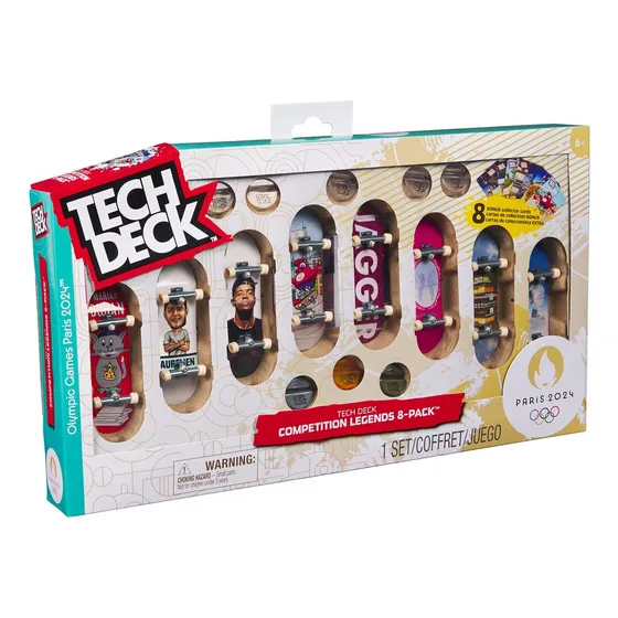 Pack Dos Campeoes 8 Skates Olimpiadas, Tech Deck Sunny 3890