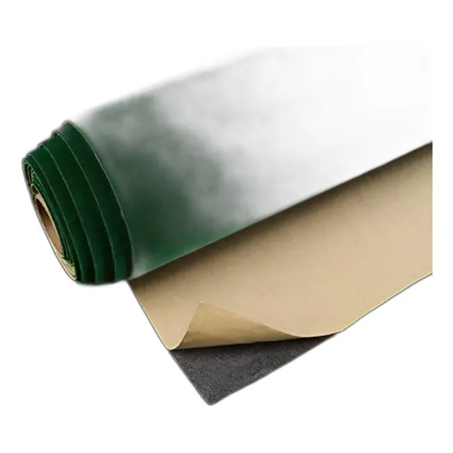 Papel Autoadhesivo Terciopelo Verde Para Forrar Cajones 15.7