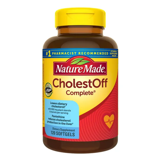 Suplemento Nature Made Cholestoff Complete 120 Cápsulas Blan