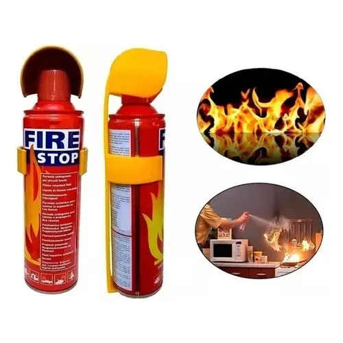 X2 Kit Auto Seguridad Extintor Incendio Moto Casa Spray 1000