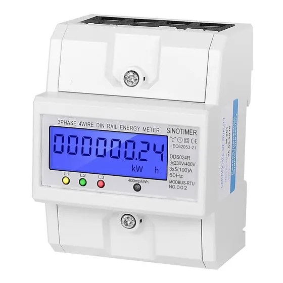 Medidor Consumo Trifásico Kw/h Digital - Electroimporta