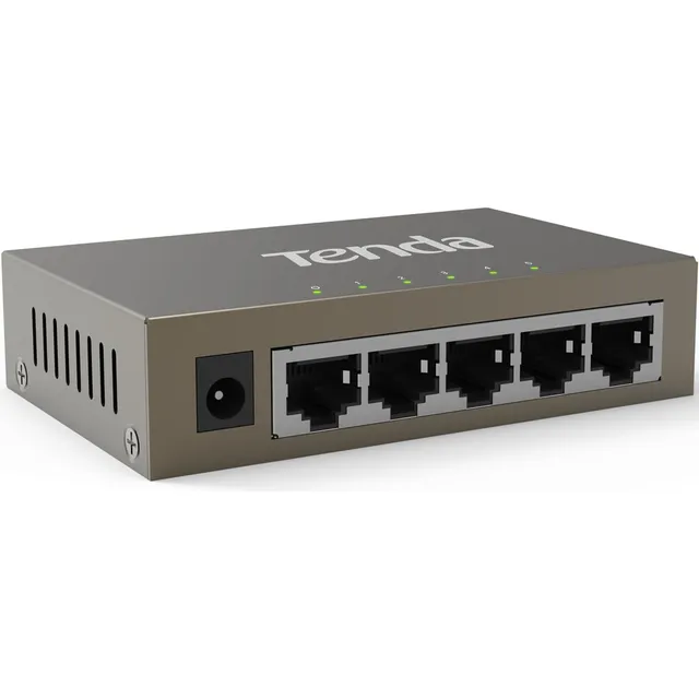 Tenda Teg1005d Switch De Red 5 Puertos Metálico Gigabit
